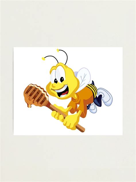 "Honey Nut Cheerios Mascot Buzz the Bee Illustration " Photographic ...