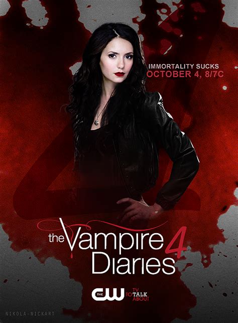 season 4 - Immortality sucks The Vampire Diaries - Damon & Elena Photo ...