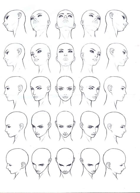 Art Ref: Heads/Hair에 있는 Cassandra Letendre님의 핀 | 얼굴 그리기, 그림, 얼굴