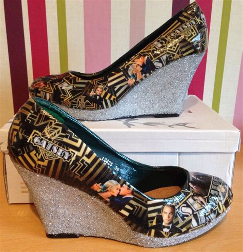 The Great Gatsby decoupage shoes www.facebook.com/decoupageshoes ...