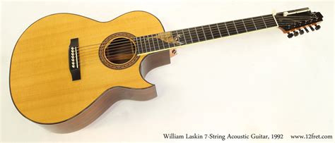 William Laskin 7 String Acoustic Guitar, 1992 | www.12fret.com