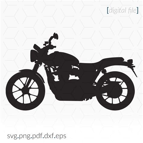 Motorbike Silhouette SVG File for Cricut and Cutting Machines | Etsy India