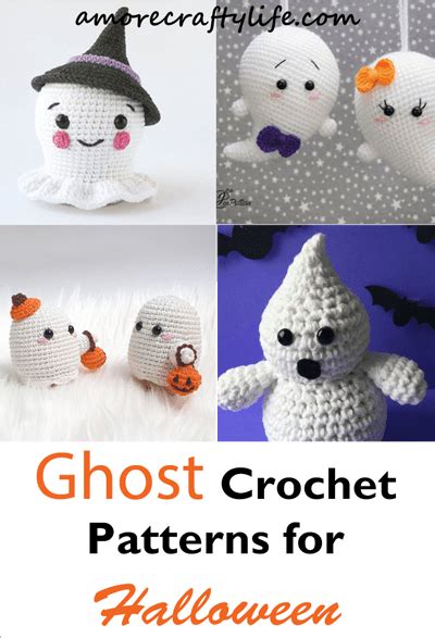 13 Crochet Ghost Patterns - Halloween Fun - A More Crafty Life