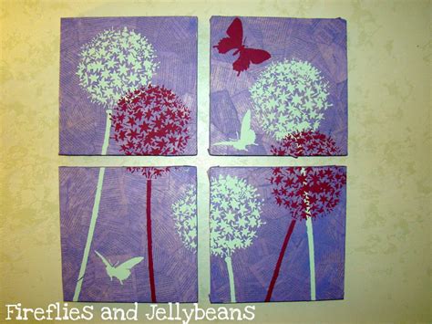 Fireflies and Jellybeans: Little Girls Room Art #1