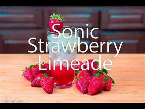 Sonic Strawberry Limeade | CopyKat Recipes | Recipe | Strawberry ...
