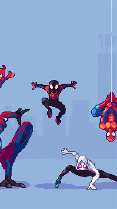 1080x1920 Pixel art, spider-man, minimal wallpaper | Film di supereroi, Supereroi, Topolino