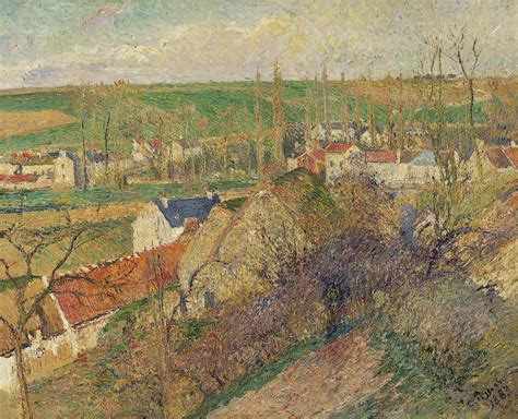 pissarro, camille vue sur le v ||| landscape ||| sotheby's ... | Landscape paintings, Famous ...