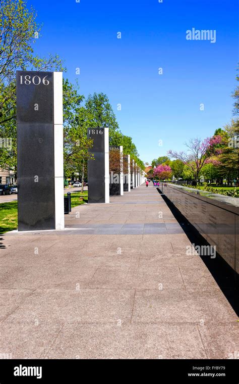 The walk of history in the Bicentennial Capitol Mall State Park in Nashville, TN Stock Photo - Alamy