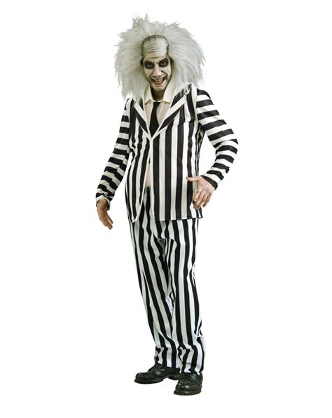 Beetlejuice Adult Mens Costume – Spirit Halloween | Beetlejuice costume, Beetlejuice halloween ...