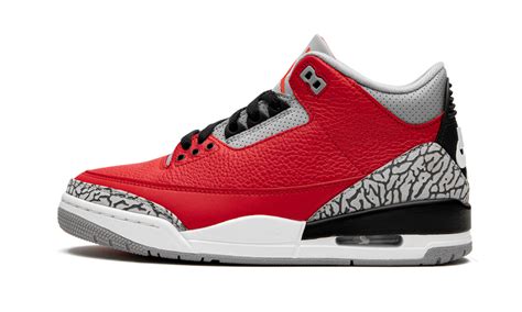 Air Jordan 3 Red Cement vs. Air Jordan 3 UNC 2020 - Sneaker Bar Detroit