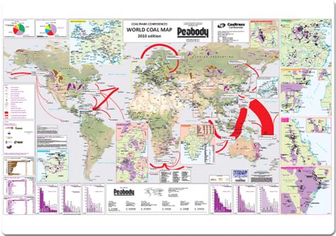 Businessmapsaustralia — World Coal Map showing coal deposits, coal ...