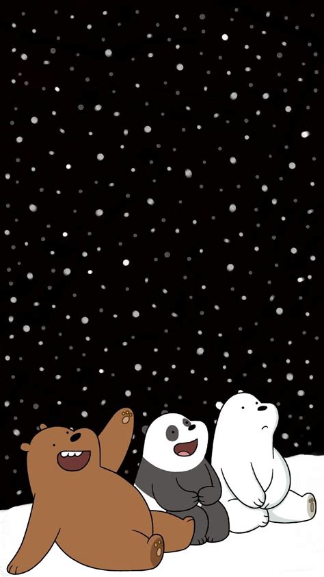 I Edited This We Bare Bears Picture And Put In A Little inside We Bare Bears Christmas Wallpaper ...