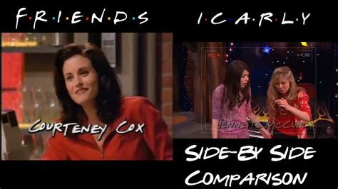 iCarly Friends Style Intro Side By Side Comparison - YouTube