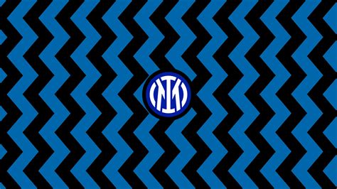 Crest Emblem Logo Soccer Symbol Blue Black Zigzag Lines HD Inter Milan ...