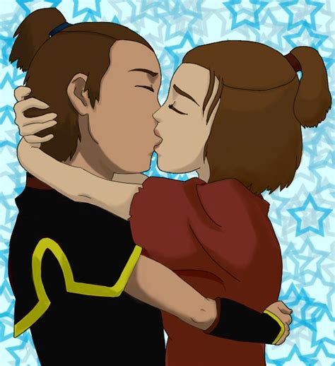 Sokka and Suki Kiss by TophsAwesome on deviantART | Suki and sokka, Avatar the last airbender ...