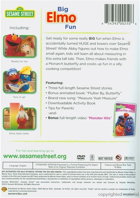 Big Elmo Fun (DVD) | DVD Empire