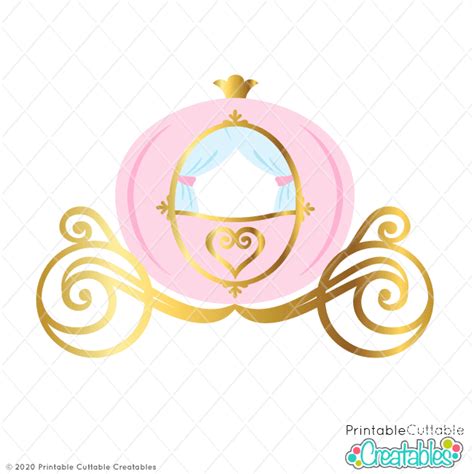 Cinderella Carriage Silhouette Clip Art