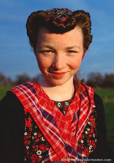 Europe | Portrait of a girl wearing traditional clothes, Staphorst, Overijssel, The Netherlands ...