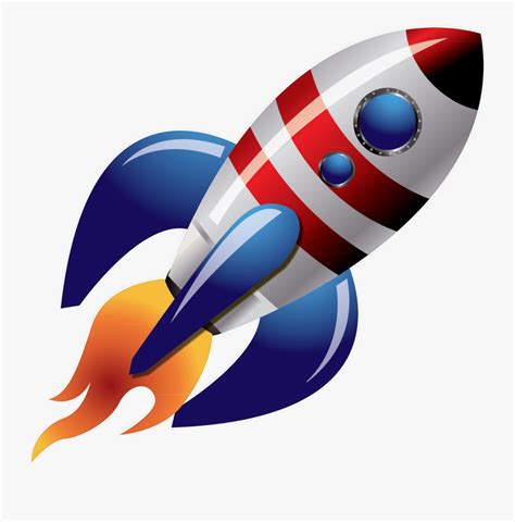 Rocket Ship Clipart For Print - Transparent Background Rocket Ship Png ...