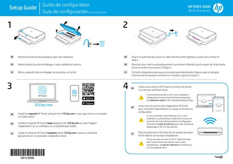 HP Envy 6055 All-in-One Printer Installation Manual | Office Products