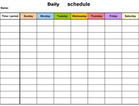 Pin on Free Daily Calendar Template For Word, PDF, Excel