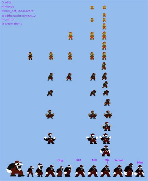 MX in Mario 85 PC Port Sprite Comparison by Abbysek on DeviantArt