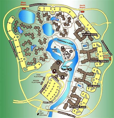 Disney Port Orleans Riverside Map - Maping Resources