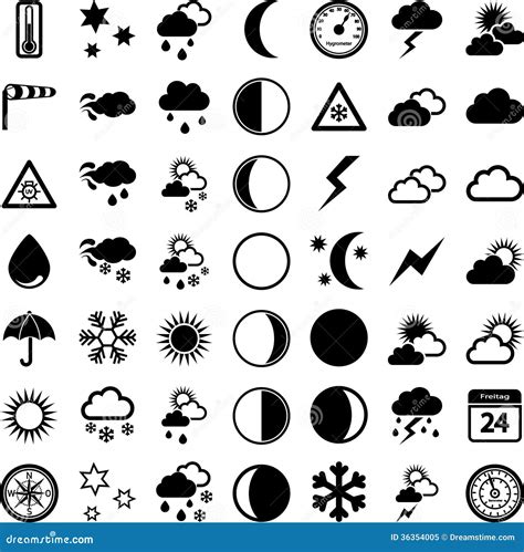 Shapes Weather Royalty Free Stock Photo - Image: 36354005