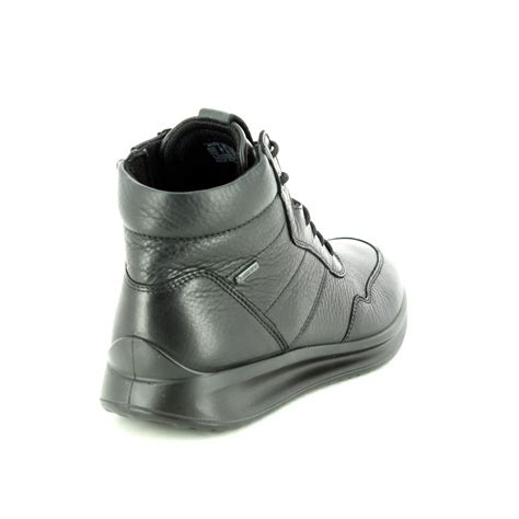 ECCO Aquet Boot GORE-TEX 207093-01001 Black leather ankle boots