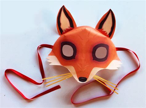 Fox Mask DIY - Fun Crafts Kids