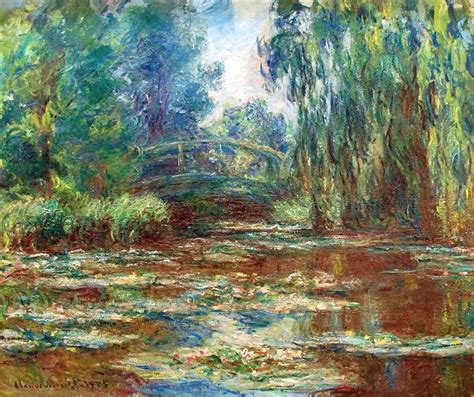 Water Lily Pond and Bridge, 1905 - Claude Monet - WikiArt.org