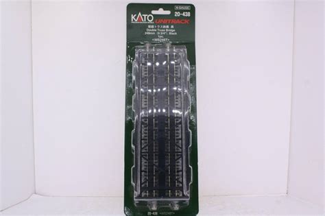 Kato N Scale Double Track Truss Bridge Black 20-438 9 3/4" Long ...