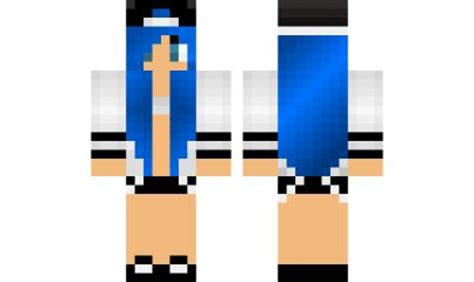 minecraft skin blue girl | Minecraft Skins | Pinterest