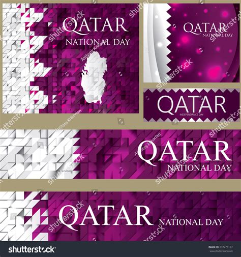 Qatar National Day Qatari Flag Polygons Stock Vector (Royalty Free) 237276127 | Shutterstock