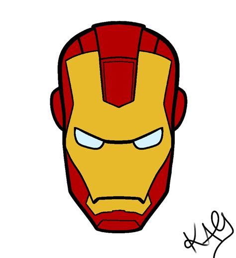 Iron Man face by PinkTribble on DeviantArt