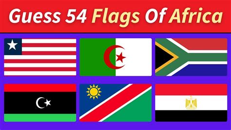 Guess All The Flags Of Africa | Ultimate Flag Quiz | Africa - YouTube