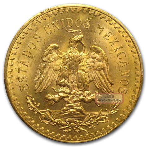 1931 Mexico 50 Pesos Gold Coin - Ms - 63 Pcgs - Sku 76655