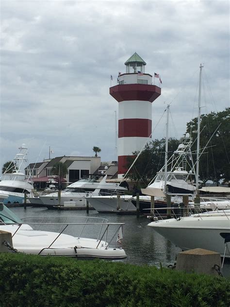 Harbourtown lighthouse and boats at sea pines | Lighthouse, Sea pines, Hilton head