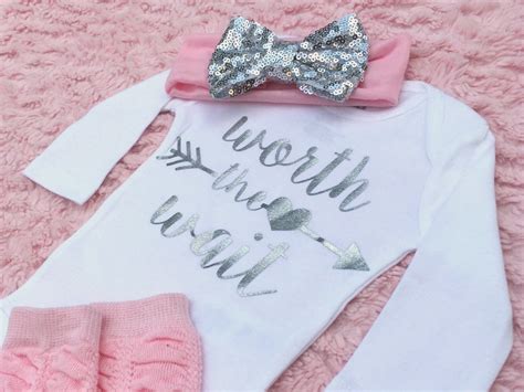 newborn HOSPITAL Outfit newborn girl coming by PinkandBlueBonnets