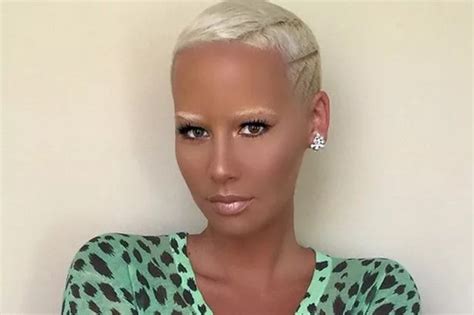 Amber Rose's eyebrow game is strong as she shows off bleach blonde look ...