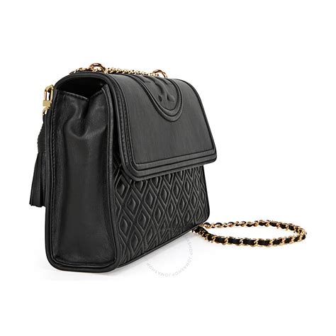 Tory Burch Fleming Convertible Shoulder Bag - Black - Tory Burch ...