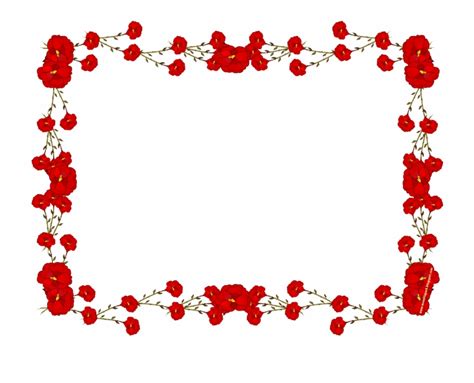 Red Roses Borders And Frames