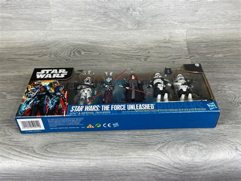 Star Wars The Force Unleashed Figure Set, Starkiller, Darth Phobos ...