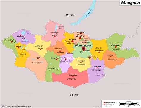 Mongolia Map | Detailed Maps of Mongolia