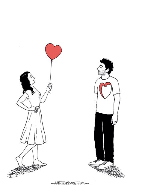 Antoine Doré illustration heart drawing playing GIF Cute Love Gif, Cute Love Songs, Animated ...