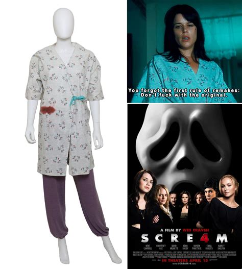 Scream 4 Production Worn Sidney Prescott Neve Campbell Hospital Stunt ...