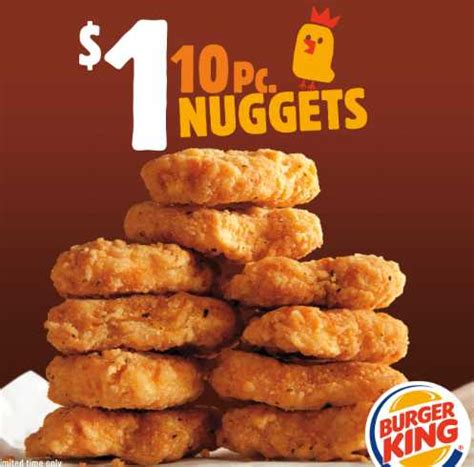 Burger King Chicken Nuggets - Burger King Menu