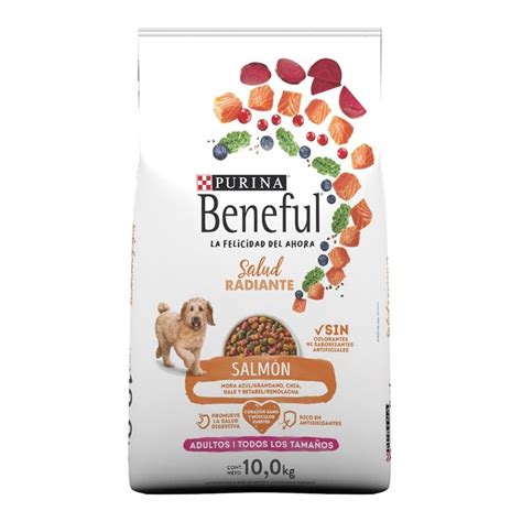 Alimento para Perro Purina Beneful Salud Radiante Salmón 10 kg ...