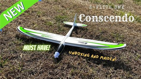 E-Flite UMX - Conscendo ALL NEW unboxing and maiden - YouTube