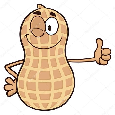 Images: peanut character | Peanut Cartoon Character — Stock Vector ...